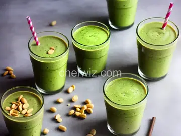Green Peanut Butter Smoothie
