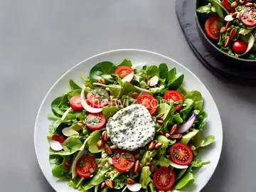 Green Salad with French Dressing