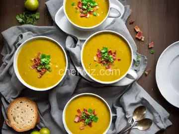 Green Tomato and Bacon Soup