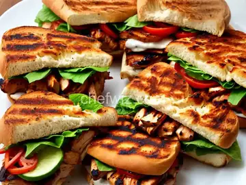 Grilled BBQ Chicken Sandwiches