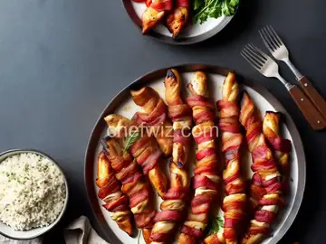 Grilled Bacon-Wrapped Chicken Tenders