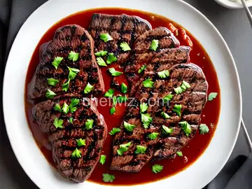Grilled Balsamic and Soy Marinated Flank Steak