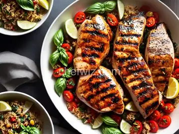 Grilled Basil-Marinated Chicken