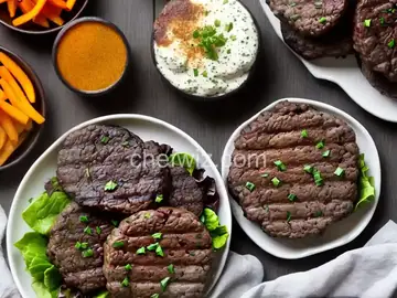 Grilled Bison Burgers