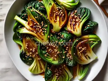 Grilled Bok Choy with Sweet Soy Glaze Recipe