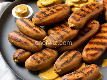 Grilled Boudin and Creole Mustard