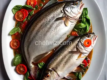 Grilled Branzino with Basil, Lime and Ginger