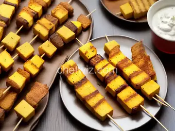 Grilled Brazilian Cheese Skewers (Espetinhos de Queijo de Coalho) Recipe