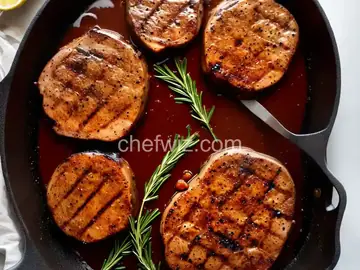 Grilled Brown Sugar Pork Chops