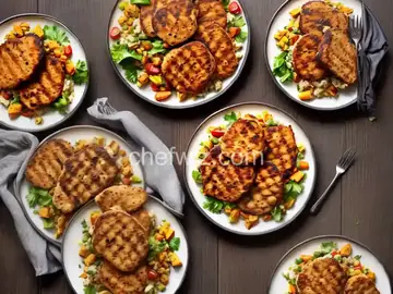 Grilled Buffalo Chicken Cutlets
