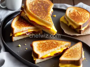 Grilled Cheese Sandwiches with Bacon