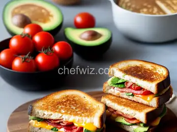 Grilled Cheese With Bacon, Tomato, and Avocado Recipe