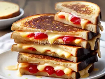 Grilled Cheese and Jelly Sandwich