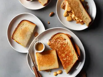 Grilled Cheese and Peanut Butter Sandwich