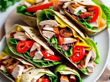 Grilled Chicken BLT Wraps