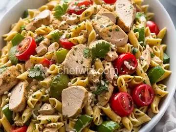 Grilled Chicken Cajun Pasta Salad