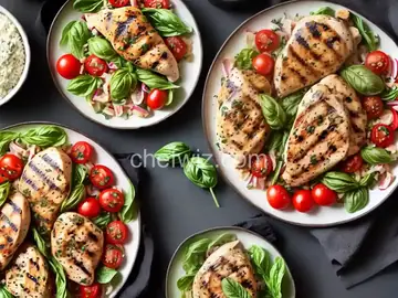 Grilled Chicken Margherita