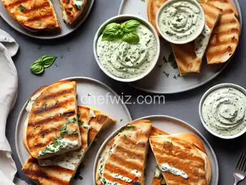 Grilled Chicken Panini with Basil-Garlic Mayo