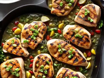 Grilled Chicken Piccata