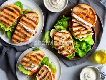 Grilled Chicken Sandwich With Caesar-ish Dressing