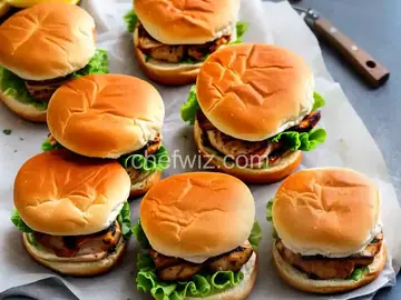 Grilled Chicken Sliders