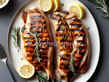Grilled Chicken Under a Brick With Lemon, Garlic, and Rosemary Recipe