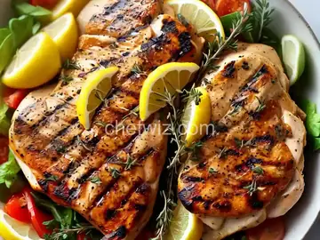 Grilled Chicken With Lemon and Thyme