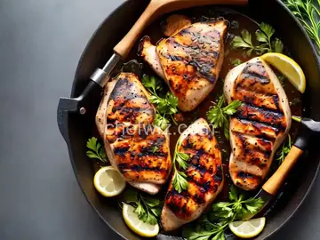 Grilled Chicken and Herbs