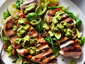 Grilled Chicken with Avocado Pesto