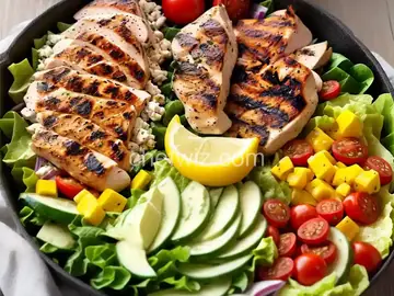 Grilled Chicken with Cobb Salad