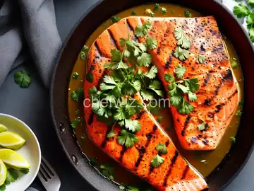 Grilled Cilantro Salmon