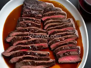 Grilled Coffee and Cola Skirt Steak