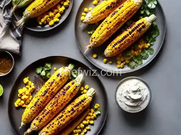 Grilled Corn With Chaat Masala