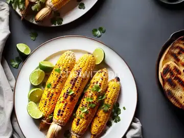 Grilled Corn With Chile Lime Butter