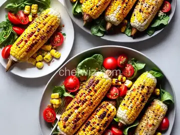 Grilled Corn and Tomato Salad