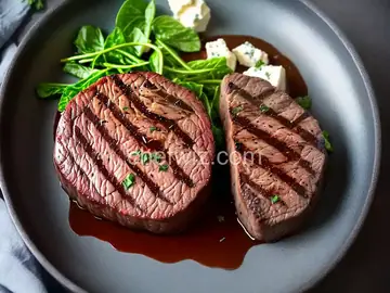 Grilled Filet Mignon with Blue Cheese Butter