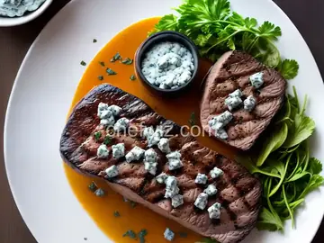 Grilled Filet with Blue Cheese Butter