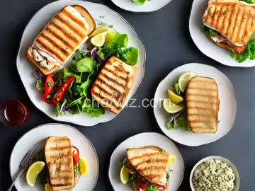 Grilled Fish Sandwiches for Two