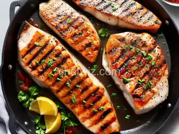 Grilled Fish Steaks