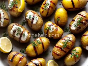 Grilled Foil-Wrapped Potatoes With Shallots, Lemon, and Thyme Recipe
