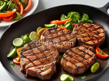 Grilled 'Fusion' Pork Chops