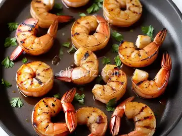 Grilled Garlic-and-Black-Pepper Shrimp