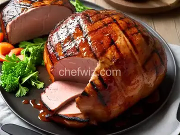 Grilled Glazed Ham