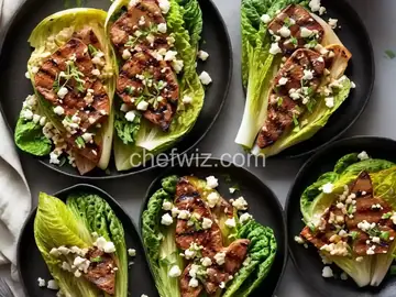 Grilled Hearts of Romaine