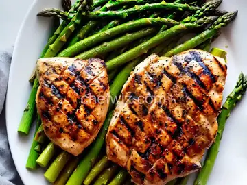 Grilled Herb Chicken and Asparagus