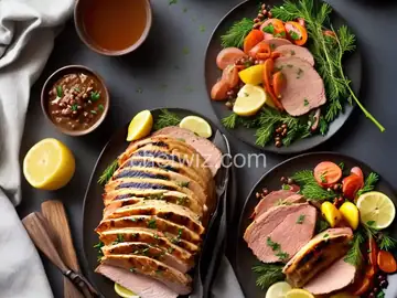 Grilled Holiday Honey Ham