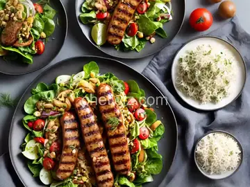 Grilled Italian Sausage With Fennel Salad