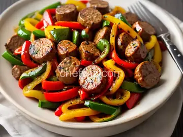 Grilled Italian Sausage with Peppers and Onions