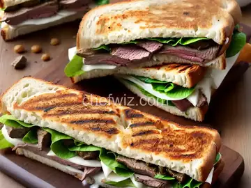 Grilled Lamb Sandwiches