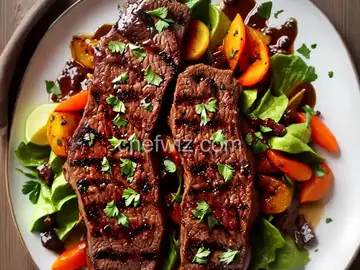 Grilled Lamb with Brown Sugar Glaze